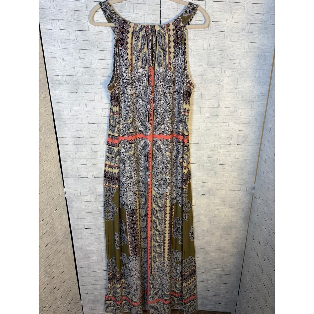 Cato women’s maxi dress sleeveless halter, bohemian hippie, colorful plus size ￼ - Picture 2 of 12